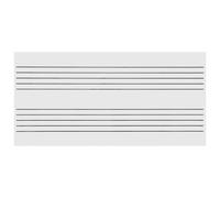 DIYEAH Tableau Blanc Magnétique de Portée Musicale en Caoutchouc Réutilisable Effaçable à Sec Format Souple pour Usage Pédagogique Bureau et Maison Outil D’Enseignement Musical