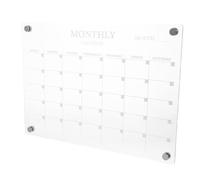 DIYEAH Tableau Blanc Petit Tableau en Acrylique Magnétique Effaçable à Sec Surface Lisse pour Mur pour Planning Hebdomadaire et Liste de Tâches à Coller Réfrigérateur