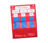 DIYEAH Tableau De Comptage Portable à Poches Pour Salle De Classe Outil Éducatif Suspendu Pour Mathématiques Pour Apprentissage Interactif
