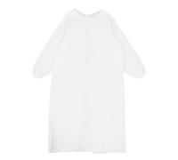 DIYEAH Tablier de cuisine à manches longues, ajustable, imperméable et résistant à l'huile, idéal pour le barbecue, la pâtisserie, la peinture et les travaux ménagers. Unisexe