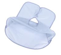 DIYEAH Tablier de Rasage Imperméable Gris Argenté pour Hommes, Cape Anti-barbe Pratique et Pliable, Bavoir à Moustache pour Salon de Taille de Barbe et Usage Domestique, 1 Pièce