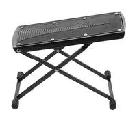 DIYEAH Tabouret de Pédicure Pliable en Fer Noir, Rangement Intégré, 75 Kg | Usage Maison ou Salon, Repose-pieds Antidérapant, Aide Manucure-pédicure, Format Portable et Compact