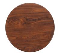 DIYEAH Tabouret Rond en Bois Massif, Assise de Remplacement 29 Cm de Diamètre, Surface en Bois Naturel Marron, Siège pour Tabouret de Bar et Cantine, Planche Robuste pour Mobilier de Bar