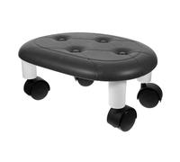 DIYEAH Tabouret roulettes Pivotant Multifonctionnel Tabouret Confortable Ergonomique Mobile pour Maison Bureau et Salle de Bain Siège Compact Silencieux Robuste