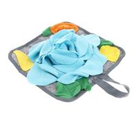 DIYEAH Tapis de Fouille pour Lapin Coussinet à Renifler Entraînement Olfactif Tapis d'alimentation Lente Bleu Jeu Interactif Anti-anxiété Petits Animaux