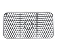 DIYEAH Tapis de Séchage Vaisselle Silicone Plis Protecteur Évier Antichoc Résistant Chaleur pour Plan de Travail Cuisine