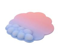 DIYEAH Tapis de Souris Ergonomique Silicone Forme avec Repose Poignet Support Adaptable pour Bureau et Gaming Confort Durable et Antidérapant Soulagement Douleur Au Poignet