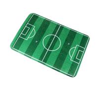 DIYEAH Tapis Flanelle Antidérapant Terrain de Football Mini Tapis de Sol pour Chambre Salon Confortable et Décoratif