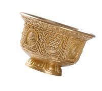 DIYEAH Tasse D'offrande Bouddhiste en Cuivre Décorative et Délicate, Résistante Vieillissement, Rituels Religieux