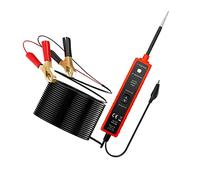 DIYEAH Testeur de Circuit Automobile Électrique avec Pinces Positives et Négatives Diagnostic Rapide des Problèmes Électriques