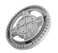 DIYEAH Tête de Brûleur à Gaz en Fer Protection Ignifuge, Facile à Nettoyer, pour Cuisinière à Gaz Encastrée, Accessoire Solide pour Usage Domestique