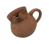 DIYEAH Théière en Argile Non Émaillée 150ml Poignée Isolante, Style Rétro Simple, Cuisson de Décoctions Médicinales la Maison