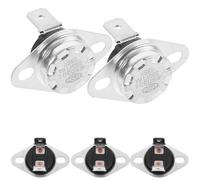 DIYEAH Thermostat Fusible Thermique pour Sèche-linge en Alliage D'aluminium 5pcs Argenté Professionnel pour Réparation D'appareils Ménagers