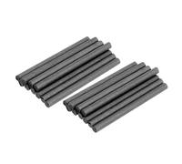 DIYEAH Tige de Graphite Noire et Applications Polyvalentes 20 Pièces pour Électrochimie pour Laboratoire et Industries Métallurgiques