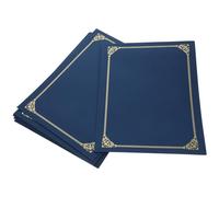 DIYEAH Titulaires De Certificats 10 Pièces Porte Diplôme Couvertures De Documents Avec Bord En Feuille D'or Certificats Carton Pour Certificat Carte Invitation Prix Foncé