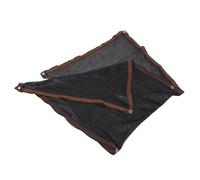 DIYEAH Toile D'ombrage en PE Noire Résistante pour Pergola et Gazebo, Protection Solaire Solide et Résistante à l'usure, pour Plantes et Personnes en Extérieur