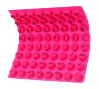 DIYEAH Touches de Clavier Autocollantes en Silicone Souple pour Ongles Longs, Lettrage imprimé, réduction du Bruit, Protection du Clavier, pour et Jeux sur claviers 104 Touches