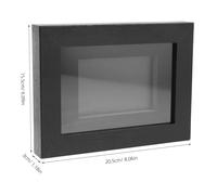 DIYEAH Trading Card Display Case Wall Mount Durable Acrylic Frame for Single Collector Cards Sturdy Dustproof Organizer for Memorabilia