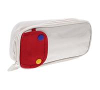 DIYEAH Trousse à Crayons Toile Multi-Fonctionnelle Pochette De Rangement pour Et Fournitures Scolaires Grand Capacité Design Kawaii pour Étudiants Et Enseignants