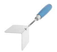 DIYEAH Truelle d'angle en Acier Inoxydable 1 Pièce Outil Ergonomique pour Cloisons Sèches Angle Intérieur/Extérieur Prise Confortable Finition Précise