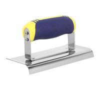 DIYEAH Truelle d'angle en métal - Truelle à plâtrer et à finir, outil de réparation des bords de cloisons sèches et des angles extérieurs - Outil manuel de maçonnerie en acier inoxydable