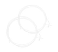 DIYEAH Tube Rallonge Flexible pour Mousse Expansive en Pe 2pcs, Extension Polyvalente Buse Étroite pour Calfeutrage et Zones Difficiles D'accès