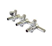 DIYEAH Valve à Levier en Acier Inoxydable 4mm pour Aquarium, Contrôle Réglable du Débit d'air, Accessoires pour Pompe à Air de Poisson, Portable et Solide