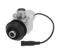 DIYEAH Vanne de Chasse D'eau à Capteur sans Contact 6v Dc Interface pour Urinoir et Toilettes, Matériau Abs et Cuivre, Remplacement Facile pour Sanitaires Commerciaux en Zones à Fort