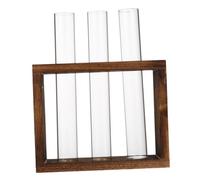DIYEAH Vase Tube à Essai en Verre pour Décoration D’intérieur Petit Format Transparent Conteneur De Plantation D’Eau pour Culture Hydroponique Plantes D’intérieur Minimaliste