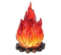 DIYEAH Veilleuse de Noël pour feu de camp Lampe de table décorative sans fil - Décorations de cheminée portables et sans flamme pour adultes et amis, idéales pour le camping et les pique-niques en