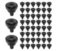 DIYEAH Vis à Boulon Anti-Vibrations 35 Pouces pour Disque Dur SSD et Mécanique Kit de Fixation 100 Pièces en Fer Amortisseur de Chocs pour PC Accessoires de Réparation Informatique