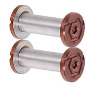 DIYEAH Vis à Empreinte Étoile Inoxydable 5 Mm pour Poignée de Couteau Diy, Fixation Rivet à Boucle de Verrouillage, Lot de 2, Accessoires pour Fabrication de Couteaux de Chef