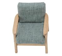Diyeeni 1:12 Maison de Poupée Miniature de Style Japonais en Tissu Unique, Fauteuil, canapé, Meubles de Salon, Décoration pour Maison de Poupée, Peint à la Main, Tissu en Bois de Paulownia Non