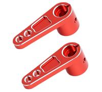 Diyeeni 25T Servo Horn 27.9mm Alliage D'Aluminium RC Direction pour (Rouge) | Bras servo RC avec vis, cannelure 25T usinée CNC, pour voiture camion bateau RC