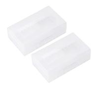 Diyeeni 2PCS 2 * 20700/21700 Batterie Box Container Boîte de Rangement de la Batterie étanche, Taille 9 x 8 x 2,5 cm, Transparent