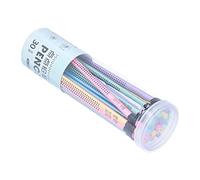 Diyeeni 30 Pièces Crayon HB Poignée Triangulaire Antidérapante avec Gomme, Crayons de Dessin d'écriture Multicolores pour Enfants étudiants Artistes, écriture Lisse Facile à Effacer, Fournitures