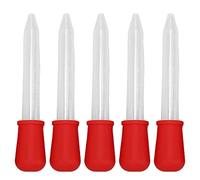 Diyeeni 5ml Pipettes de Transfert, Compte-gouttes en Silicone pour Bijoux | Compte-gouttes de liquide calibré avec des marques de 1 ml à 5 ml, facile à nettoyer, pour l\'artisanat en résine, la
