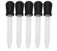 Diyeeni 5ml Pipettes de Transfert, Compte-gouttes en Silicone pour Bijoux | Compte-gouttes de liquide calibré avec des marques de 1 ml à 5 ml, facile à nettoyer, pour l\'artisanat en résine, la