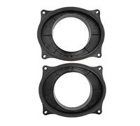 Diyeeni 6.5in Adaptateurs D'enceinte de Porte, Bagues D'espacement, 2 (#2) | Supports d\'adaptateur de haut-parleur Abs, entretoises de haut-parleur de porte de voiture pour Levin, remplacement Direct