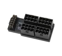 Diyeeni Adaptateur ATX 8 Broches, Adaptateur coudé 32P vers 16P 600W 12V HPWR, Adaptateur de Module 600W, Nouvelle Alimentation de Carte Graphique 12 Broches (Black)