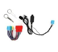 Diyeeni Adaptateur Audio Bluetooth 5.0 pour Autoradio, Adaptateur AUX pour A2 A3 8L 8P B5 B6 B7 S6, Haut-Parleur de Musique sans Fil avec Appel Mains Libres et Contrôle par Bouton