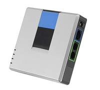 Diyeeni Adaptateur téléphonique VoIP à 2 Ports, passerelle VoIP Internet Adaptateur téléphonique analogique à 2 Ports Téléphone et périphérique VoIP avec câble SIP RJ45 pour Linksys PAP2T (UE)