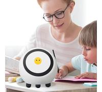 Diyeeni AI Robot Desk Companion, Interactive Robot Toys for Kids, avec Commandes Vocales, Météo et Horloge, Compagnon Smart AI, écran de 1,28 Pouce, Support de Lecture Multimédia