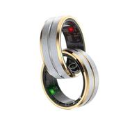 Diyeeni Anneaux Intelligents pour Hommes et Femmes, Anneau de Suivi de santé étanche pour L'oxygène Sanguin, la Pression, Le Podomètre, la Fréquence Cardiaque et Le (21,5 mm/0,85 Pouces)