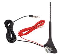 Diyeeni Antenne Universelle FM/AM pour Autoradio, Gain élevé 7 DB avec Amplificateur intégré, Compatible avec la Plupart des Véhicules, Alimentation 12 V CC, Câble de 5 M, Signal Stable