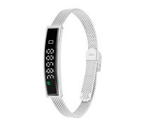 Diyeeni Bracelet Intelligent Tracker d'activité Bracelet Intelligent Tracker de santé Bluetooth 5.3 pour iOS avec Application de Contrôle de Caméra à Distance étanche pour la Natation, (Silver)