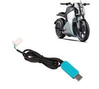 Diyeeni Câble de Contrôleur de Moto électrique USB vers Port Série du Module de Mise à Niveau TTL, Faisceau de Programmation ABS Ferme à Haute sensibilité adapté aux Contrôleurs VOTOL