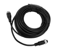 Diyeeni Câble D'extension de Caméra de Recul à 4 Broches, avec Connecteur D'aviation M12, pour Camion Remorque Bus RV Caméra de Tableau de Bord, de Recul (15M)