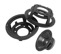 Diyeeni Cadre de Bassin de Haut-Parleur, 2pcs Métal Cadre Subwoofer Support de Support de Woofer Support Bass Basin Panier Pièces de Réparation, 92mm Diamètres Extérieurs