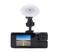 Diyeeni Caméra de Tableau de Bord WiFi Avant et Intérieure, Caméra Double Objectif 1080P + 720P pour Voitures, de sécurité de Voiture Avant et Intérieure avec Carte 32 Go,